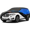 GunHyi Telo Copriauto da Esterno Gunhyi, Telo Auto Impermeabile e Traspirante Resistente Graffi Pioggia, Anti-Vento e Antipolvere per BMW X5 Porsche Cayenne Mercedes GLE Audi Q7(485 a 510 Cm) YXL