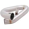 Lisqbkbi Tubo di scarico moto Per CB600F Per Hornet 600 Per CBR600F Moto Di Scarico Fuga Tubo Collegamento Centrale tubo di scarico della motocicletta