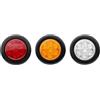 DZSYANJIASM Indicatore sequenziale 6 Indicatori LED 12V 24V Luce Posizione Laterale Rimorchio Rotonda Giallo Bianco Rosso Camion Luci Ingombro Lampada Direzione(24V Yellow)