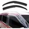 OMAC 2x Deflettori Aria Regenabweiser compatibile con Fiat Doblo 2000-2010 Acrilico Dunkel