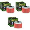 Hiflofiltro 3x Filtri olio Honda XL 600 LM Paris Dakar 85-87 Hiflo HF112