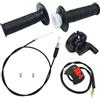 Strongthium Set di mini bici da 22 mm (7/8) con manici per ATV Quad, Coleman Powersports 196cc/212cc, CT200U/CT200U-EX, Baja MB165/MB200, SSR125, CRF50 Pit e Dirt Bikes