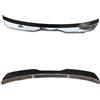 Sqnbra Spoiler Alettone Per Fiat Per 500 Per Abarth MK1 2008 2009 2010 2011 2012 SPOILER POSTERIORE ABS Plastica Tetto Ala Spoiler Hatchback Labbro Parti Esterne(Glossy black)