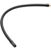 Motoforti Tubo di prolunga per gonfiatore universale Adattatore per valvola del pneumatico 36cm M8x0.8 10mm OD Connettore nero in gomma resistente