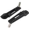 MAMXVKVZEU Pedali Accessori Moto Pedali Anteriori Posteriori Pedane Per Triumph Per Trident 660 Per Tiger Sport Per Daytona 660 Per Speed Twin 1200(Nero,DAVANTI)