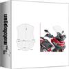 MOTOTOPGUN givi parabrezza trasparente d1156st compatibile con honda x-adv 750 2017 2018 2019 2020 MOTOTOPGUN