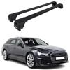 OMAC Barre Portatutto Trasversali in Alluminio per Audi A6 C8 Avant 2018-2025 - City Crash - ISO/PAS 11154