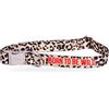 Fisura - Collare per cane regolabile Born to be Wild, collare in nylon piccolo cane con fibbia in zinco, chiusura rapida, accessorio per animali comodi e resistenti, larghezza 1,5 cm