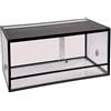 Reptiles-Planet Reptiles Planet Alluminio Elegance Terrario per Rettile/Anfibio 100 x 45 x 50 Nero