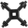 CHIAVE 4 IN 1 PER MANDRINO TRAPANO 6-9 - 10-13 mm 1/4 3/8 1/2 5/8
