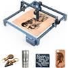 SCULPFUN S9 - Incisione laser per ceramica, pelle, metallo pieno con 0,06 mm, macchina per incisione e taglio ultra fine con effetto 90 W, per legno spesso 5 mm, 10 mm acrilico