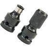 EasyByMall Set di 2 adattatori per mandrino, attacco quadrato da 1/2 pollice a codolo esagonale da 1/4 di pollice, kit convertitore per chiave elettrica e punte driver