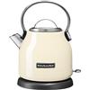 KitchenAid 5KEK1222EAC bollitore elettrico 1,25 L 2200 W Nero, Crema, Acciaio inox"
