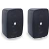 HELVIA COPPIA DIFFUSORI A PARETE IP-65 5.25" HELVIA LIVEO-530 PBK NERO