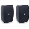 HELVIA COPPIA DIFFUSORI A PARETE IP-65 6.5" HELVIA LIVEO-640 PBK NERO