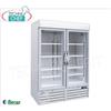 FORCAR - Armadio Congelatore-Freezer 2 Porte Vetro, lt.1078, Ventilato, Temp.-18 -22C, Classe F