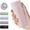 Exllena 【Serie Avanzata】Exllena Borraccia Termica Piccola - Mini Borraccia Termica 250 ml con Copertura in Acciaio Inox, Ideale per Borsa e Viaggi | Borraccia Piccola - Rosa