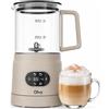 Olvy Montalatte Elettrico 500W 3in1 Caldo Freddo Riscaldamento Beige | 1 Pezzo | Beige | Cappuccino & Caffè Freddo | Rivestimento Antiaderente | Montalatte Elettrico Automatico