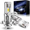 OVVOFPP Lampadina H7 LED 30000 LM 220 W 6000 K luce bianca, nuova generazione 2025, replicazione, 1:1 fari alogeni, raffreddamento a doppio foro, plug and play, adattabile a auto e motociclette, 2