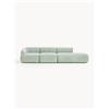 Westwing Collection Chaise longue componibile 4 posti Sofia - Verde