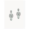Otazu Orecchini a clip fatti a mano placcati in oro con cristalli Swarovski Crystal Treasure
