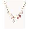 Kathy Jewels Collana placcata oro con pietre preziose Sommertraum, regolabile