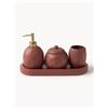 Westwing Collection Set di 4 accessori da bagno Olin