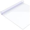 ANRO Tovaglia realizzata in pellicola protettiva trasparente con spessore da 1 mm, lunghezza 90 cm, trasparente, 90 x 140cm