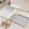 Hixingo Tappeto da Bagno in Diatomite, Tappeto Bagno Cucina Antiscivolo, Tappetino Super Assorbente e Asciugatura Rapida, Tappetino per Doccia e Ingresso (60x90cm,Trama Elegante 4)