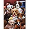 Tinnoon 5D Diamond Painting Kit Completo, DIY Pittura Diamante Bambini, Cane Animale Diamond Painting Punto Croce Strass Perline Art Punto Croce Kit Disegno, per Casa Parete Decorazione Regali 20x30cm T-451
