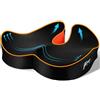 POOTACK Cuscino Sedia Ufficio - Memory Foam per Auto e Scrivania | Supporto Comfort con base Antiscivolo e Rivestimento Traspirante per Sedia a Rotelle, Gaming e uso Stagionale Prolungato