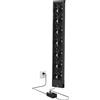 Generic Ventola di scarico per finestre, design retrattile 2800 giri/min, velocità regolabile, volume d'aria 98 CFM per finestre scorrevoli, ideale per cucina, camera da letto e bagno