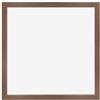 Dutch Frame Factory - Cornice 60x60 cm - Noce Scuro - Cornice per foto in MDF con vetro plastico Antiriflesso - Cornice portafoto 60x60 cm - Benno