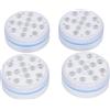 Naroote Luci per Piscina, Luce per Piscina Interrata IP68 con 4 Pezzi per Piscina