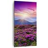 ARTTOR Quadro su Tela Verticale 65x120cm Stampe da Parete Prato Montagna Cielo Paesaggio Grandi Decorazione Murale Camera da Letto 1 pezzo Quadri Moderni Soggiorno Immagini Wall Art Canvas PA65x120-2719