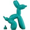 NAFEIMILUN Scultura Di Cane Palloncino Scultura Creativa In Resina A Forma Di Cane Che Fa La Cacca Decorazione Per La Casa Verde 9 * 6 * 11.5cm