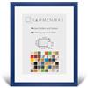 RahmenMax Puzzelmax Cornice portafoto di alta qualità, 60 x 85 cm, per puzzle, blu oceano, blu marino, blu, 85 x 60 cm, con pannello posteriore bianco e vetro sintetico trasparente