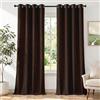Ystyle Tende Oscuranti per Interni 2 Pezzi, 140x180 CM, Marrone Scuro