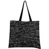 BEUSS Fisica Matematica Nera Formula Borsa per Spesa Rutilizzabile Shopper Bag Tote Ecocompatibile Durevole Shopping Tote Pieghevole Borse per le Donne Ragazze