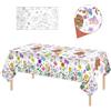 MORAINJAY Colorare Tovaglia per Bambini,137x274cm Carta Tovaglia per Feste di Compleanno, Colorata Tovaglia Impermeabile,Bambini Decorazione per Feste,Poster da Colorare a Tema Dinosauri Regalo di Compleanno