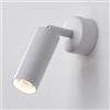 Mengjay Applique da Parete Interno Moderno, luce bicolore Lampada a Muro,Lampada da Parete per Camera da Letto Soggiorno Corridoio Le Scale,3000K/4500K (Bianco)