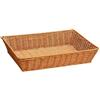 C.X.Y. Vassoio Cesto rettangolare intrecciato in finta rattan effetto vimini vintage per bomboniere sacchetti oggetti decorativi (50 * 35 * 8cm)