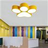 CYMHJ Lampada da soffitto a filo for cameretta dei bambini a forma di zampa di cane, lampada da soffitto a LED a forma di impronta di cane dei cartoni animati, lampadario in acrilico con illuminazione da so