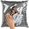 toyofmine Cuscino Personalizzato con Foto e Testo, 40x40, Stampa Fronte-Retro Federa per Cuscino Personalizzata, Regali Personalizzati per papà - festa della mamma - San Valentino - Compleanno
