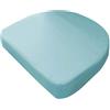 Waigg Kii Cuscino da giardino a forma di U, impermeabile, spesso a forma di U, cuscino per sedia, per casa, giardino, ufficio, interni ed esterni (45 x 45 x 3 cm, blu)