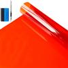 NewL Pellicola autoadesiva per vetri delle finestre, in PET multicolore, protezione UV al 99%, isolamento termico, per auto, case, uffici, negozi, adesivi per finestre (arancione scuro, 30 cm x 200 cm