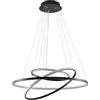 Lucande lampada a sospensione dimmerabile (Moderno) colore Nero, in Metallo ad es. Soggiorno & Sala da pranzo lampadina inclusa Lampada lampadine per plafoniera