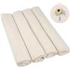 WhizNook 4 Tessuto per Punto Croce 50x50cm, Tela Aida per Punto Croce Non Pilling | Morbido E Confortevole Tessuto In Lino per Il Cucito, Ricamo, Tovaglie, Coperture per Cuscini E Altri Mestieri Fai Da Te