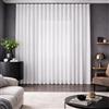 Tende Arredo Tessile - Tenda Artigianale con Binario con Onde Passo 8 a Soffitto Scorrevole SU MISURA: Altezza 300cm (da concordare) Larghezza a Scelta (Tenda Bianca Binario Tortora 154cm)