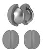 FY&XZH Pesi per Tenda da Doccia, Pesi Magnetici Robusti con Rivestimento in Silicone Antiruggine, Prevengono il Gonfiarsi della Fodera della Tenda nel Vento, Utilizzabili per Drappeggi (Grigio, 3 Paia)